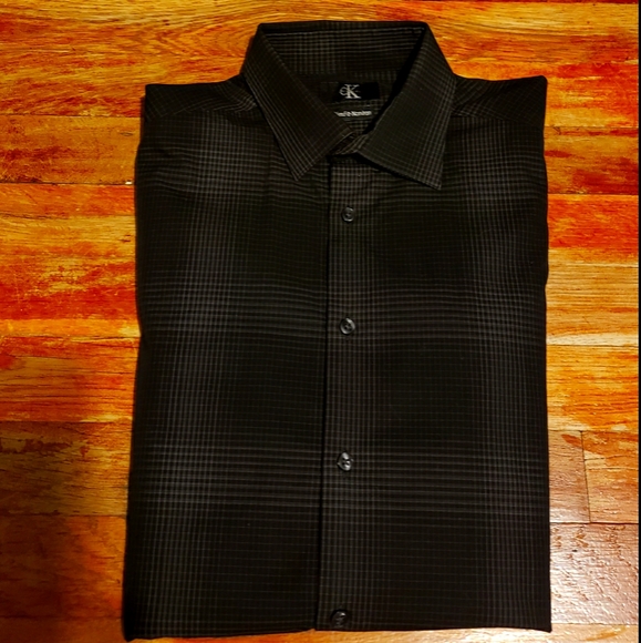 CALVIN KLEIN: Dress Shirt. Size- 15.5, 32/33 - Picture 9 of 10